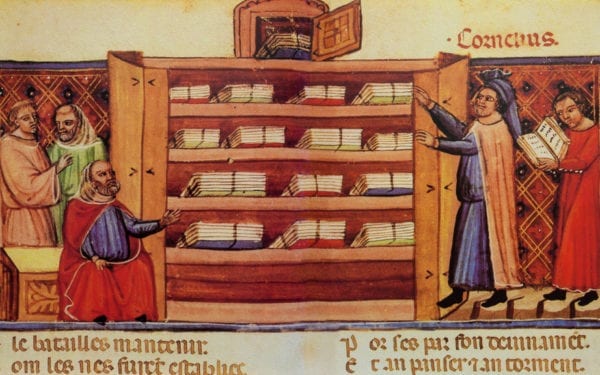 12th Century manuscript at Biblioteque Nationale, Paris