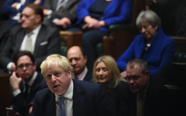 Boris Johnson in the House of Commons. Credit: Jessica Taylor.