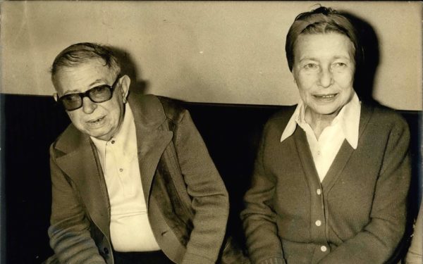 Philosopher Jean-Paul Sartre and Writer Simone de Beauvoir