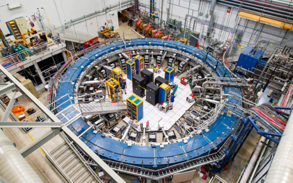 The storage-ring magnet for the Muon G-2 experiment at Fermilab. Reidar Hahn/wikipedia, CC BY-SA