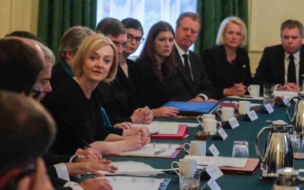 Prime Minister Liz Truss Cabinet Meeting