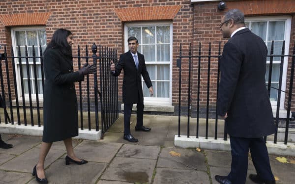Tories, Rishi Sunak, Suella Braverman and James Cleverly via Number 10 Flickr