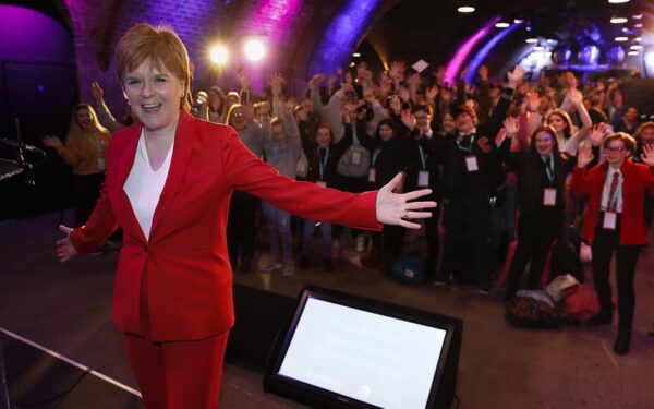 Nicola Sturgeon at a Year of Young People Voices event.