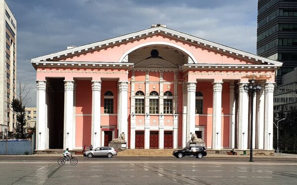 National Academic Theatre of Opera and Ballet of Mongolia, Ulaanbaatar (via Anagoria/ Wikimedia)