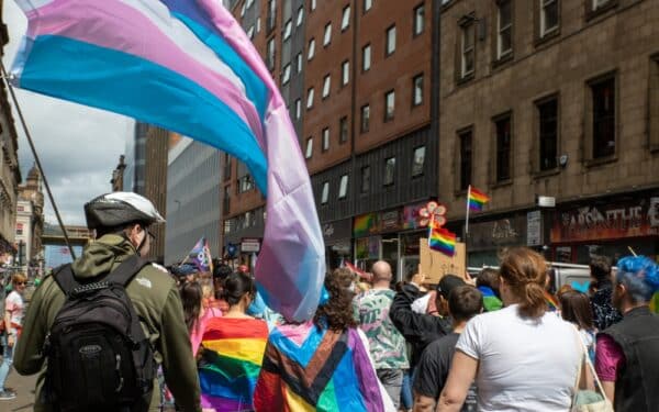 Trans pride march amid Scotland gender reform bill
