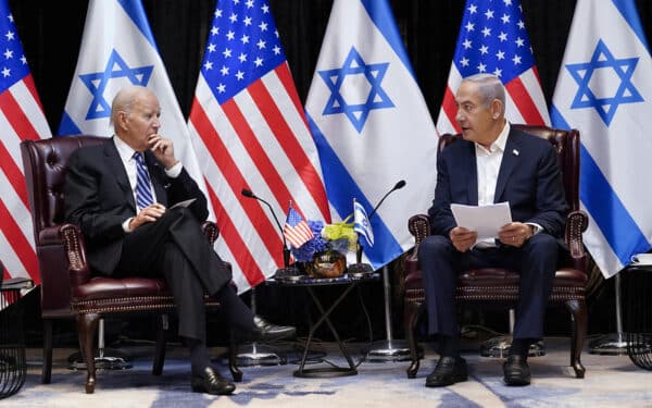 US President Joe Biden and Israeli Prime Minister of Israel Benjamin Netanyahu (via White House)