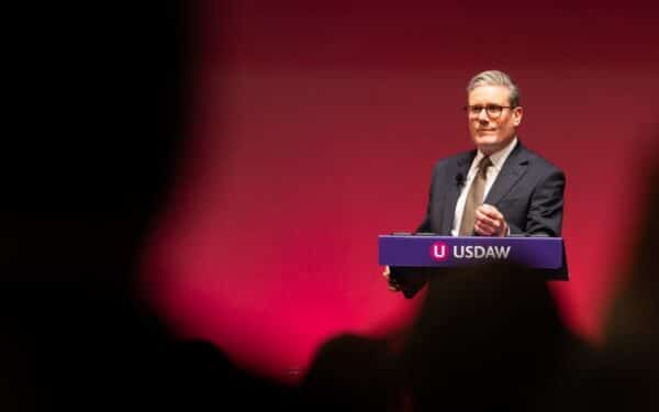 Keir Starmer speaks at USDAW Conference, Blackpool, United Kingdom - 29 April 2024