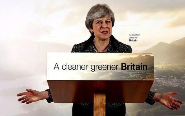 Former Prime Minister Theresa May, who announced the Climate Change Act 2008 (via UK Government)