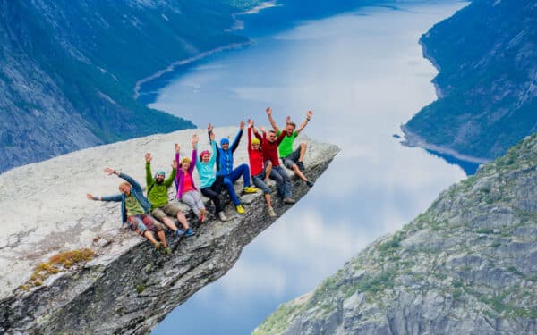 Norway, which ranks high on happiness reports/