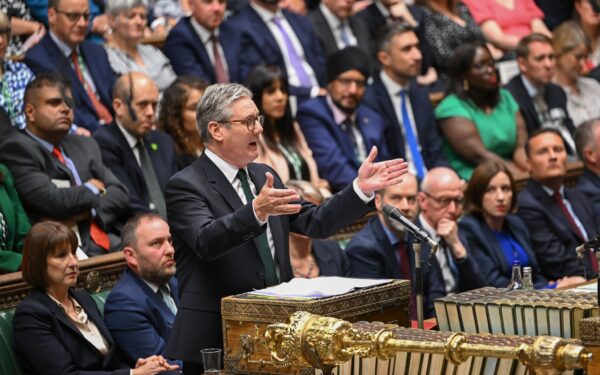 Keir Starmer at PMQS (via House Of Commons)