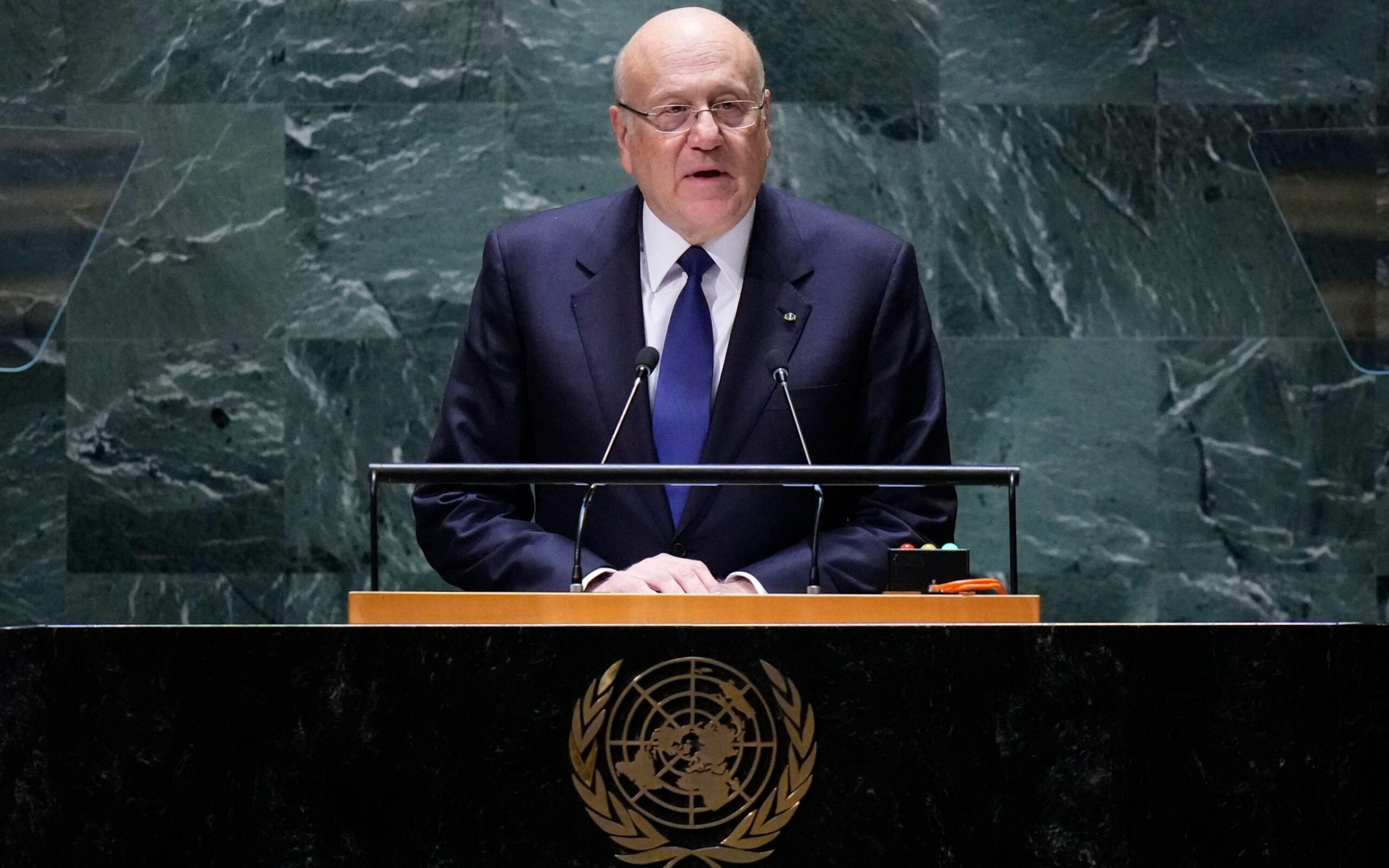 Lebanon's President of the Council of Ministers, Najib Azmi Mikati. Credit: AP Photo/Frank Franklin II