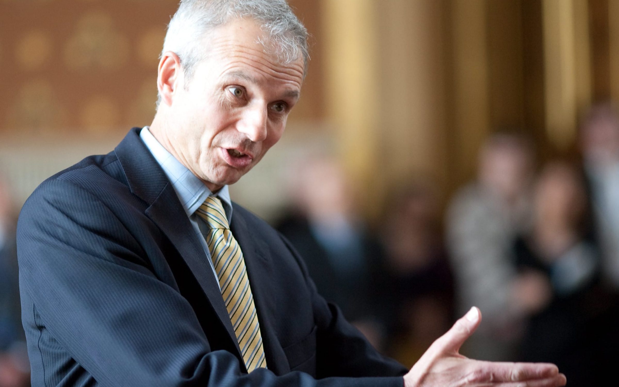 Former Minister of State for Foreign & Commonwealth Affairs David Lidington, talks to FCO Staff. 14 May 2010.