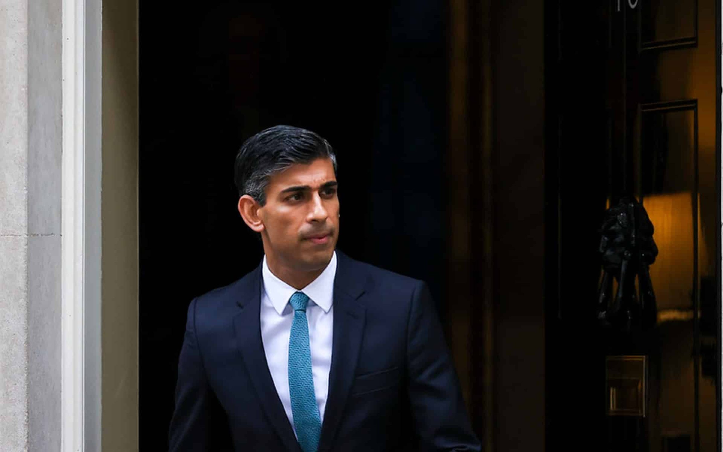 Prime Minister Rishi Sunak Leaving For His First PMQ's