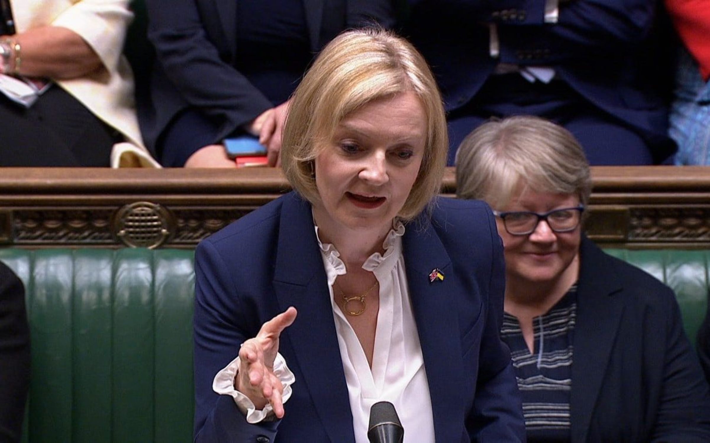 Prime minister Liz Truss at her first Prime Minister's Questions