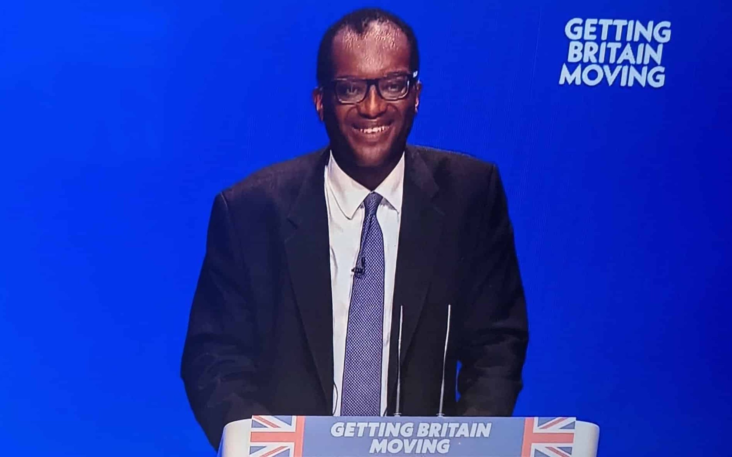 Kwasi Kwarteng's speech at 2022 Conservative party conference (via BBC)