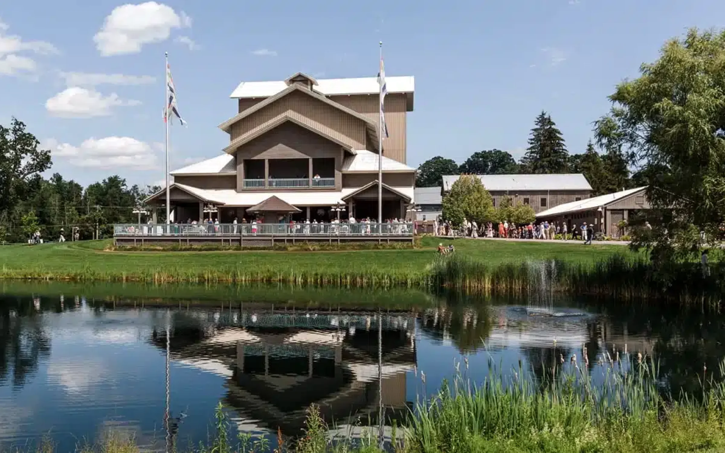 Alice Busch Opera Theater on Otsego Lake north of Cooperstown, New York, United States. Credit: Royist