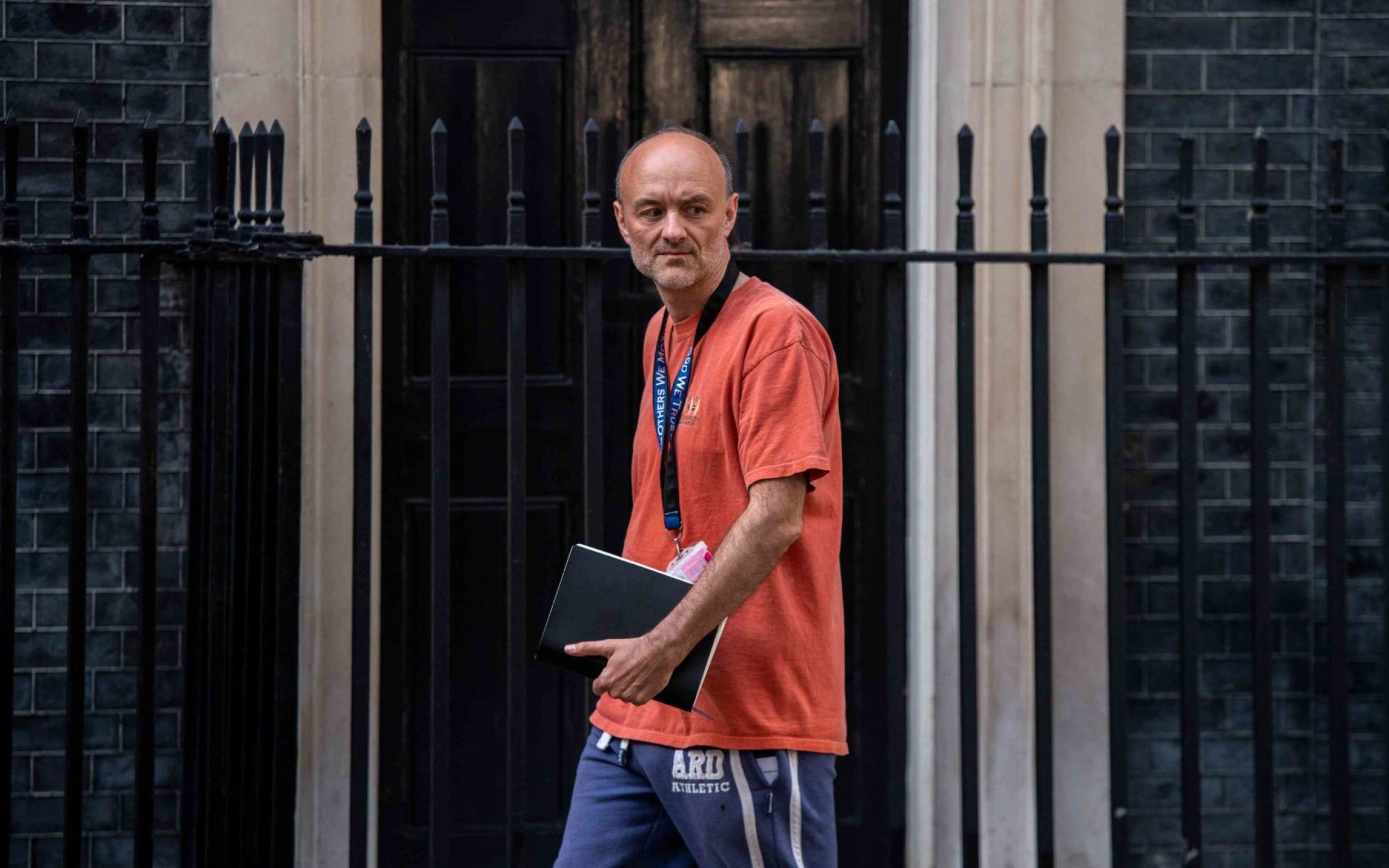 Dominic Cummings, special adviser to the prime minister, leaves 10 Downing Street on May 24, 2020
