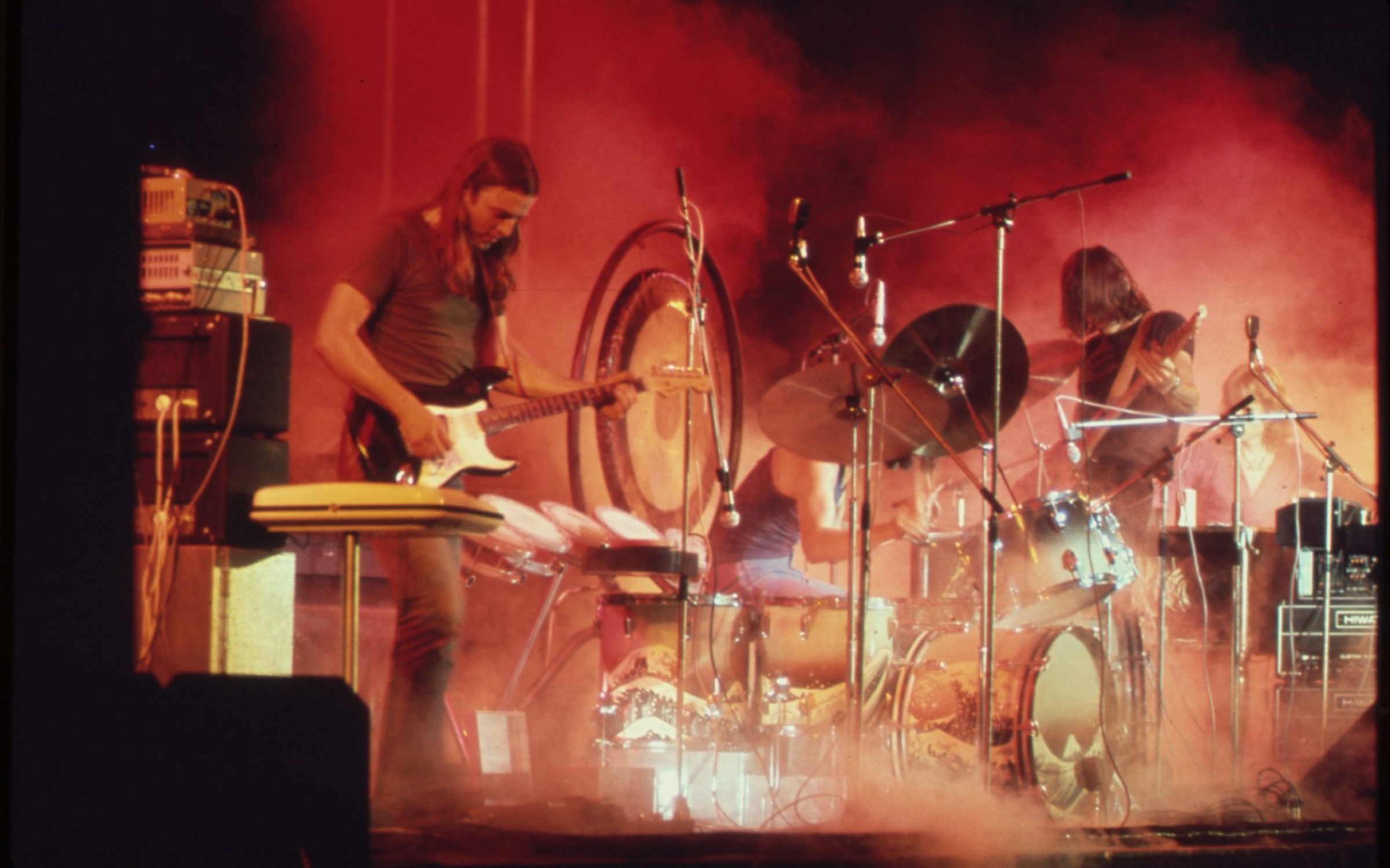 Pink Floyd performing