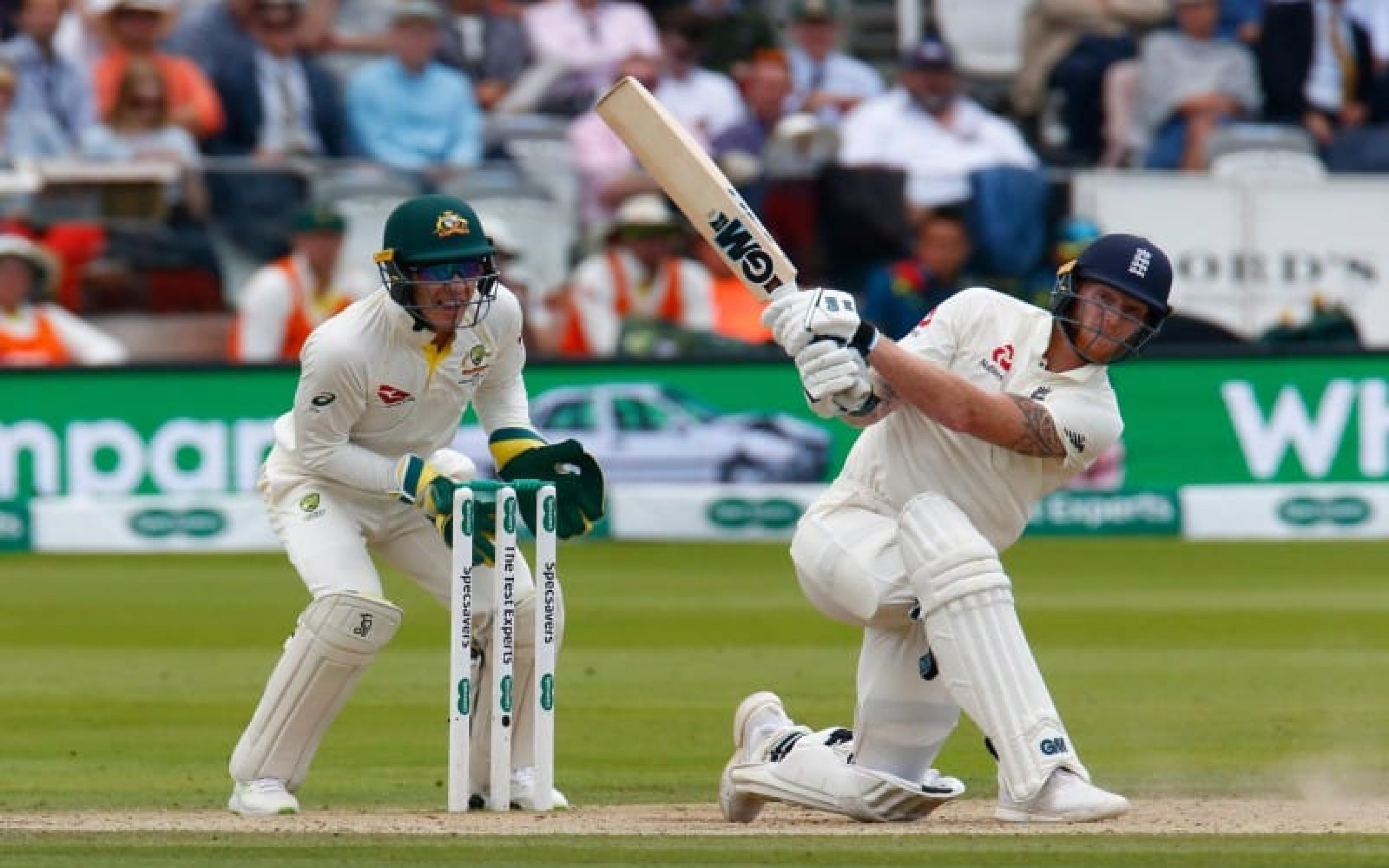 London, UK. 18 August 2019. Ben Stokes of England during play on the 5th day of the second Ashes cricket Test match between England and Australia at Lord's Cricket ground