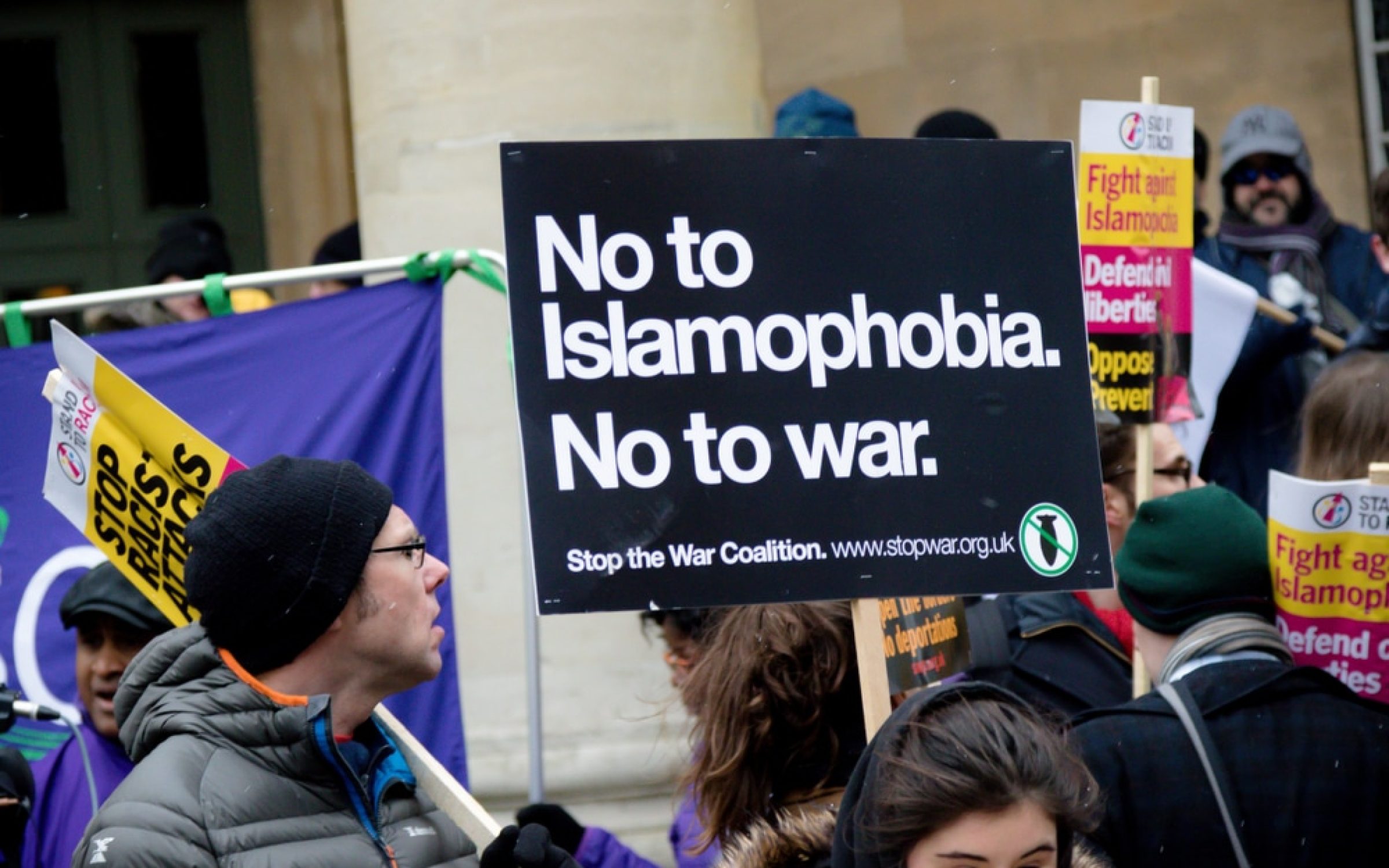 Protest against Islamophobia