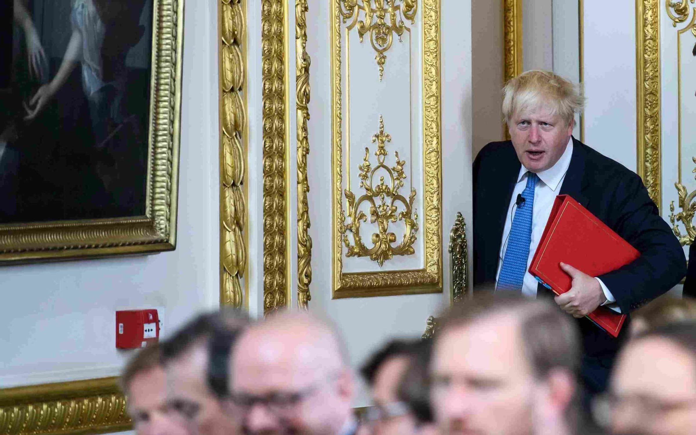 Boris Johnson while Foreign Secretary.