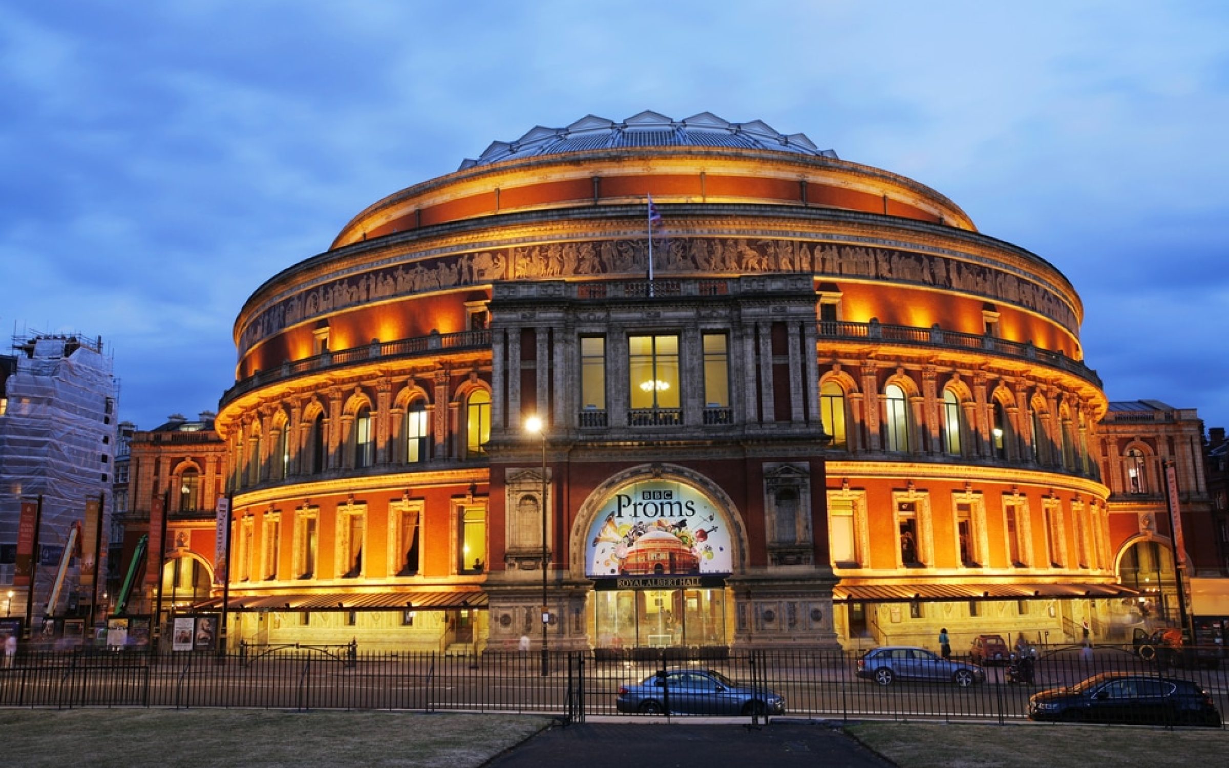 The Royal Albert Hall, London, during the BBC Proms (via Sampajano Anizza/ Shutterstock)