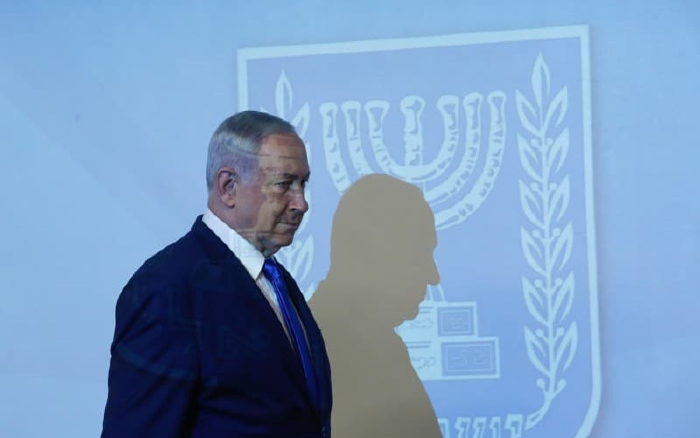 Israeli Prime Minister Benjamin Netanyahu delivers a statement on Iran's nuclear weapons development site in Jerusalem, Israel on September, 9, 2019.