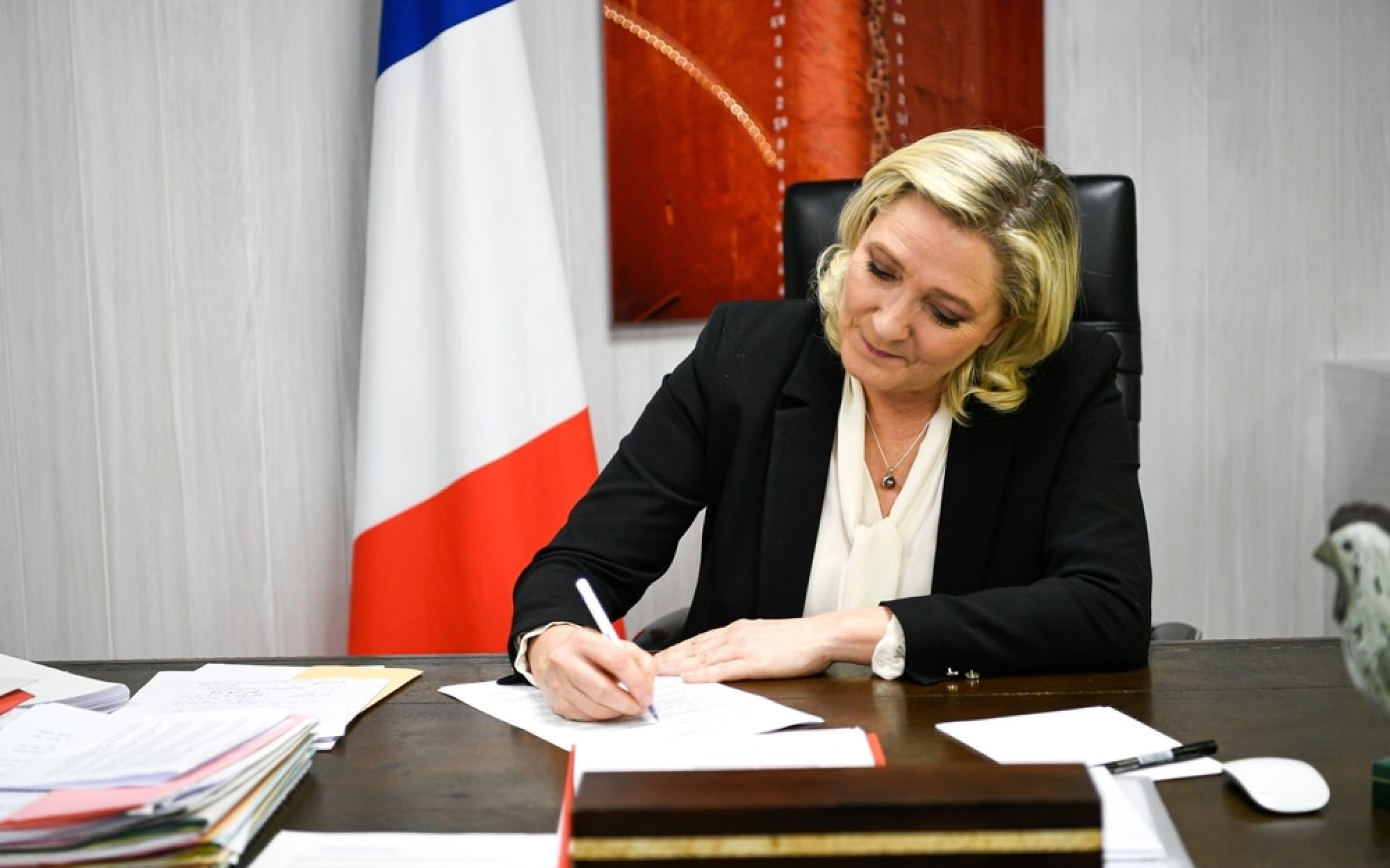 Marine Le Pen (via Victor Velter/ Shutterstock)