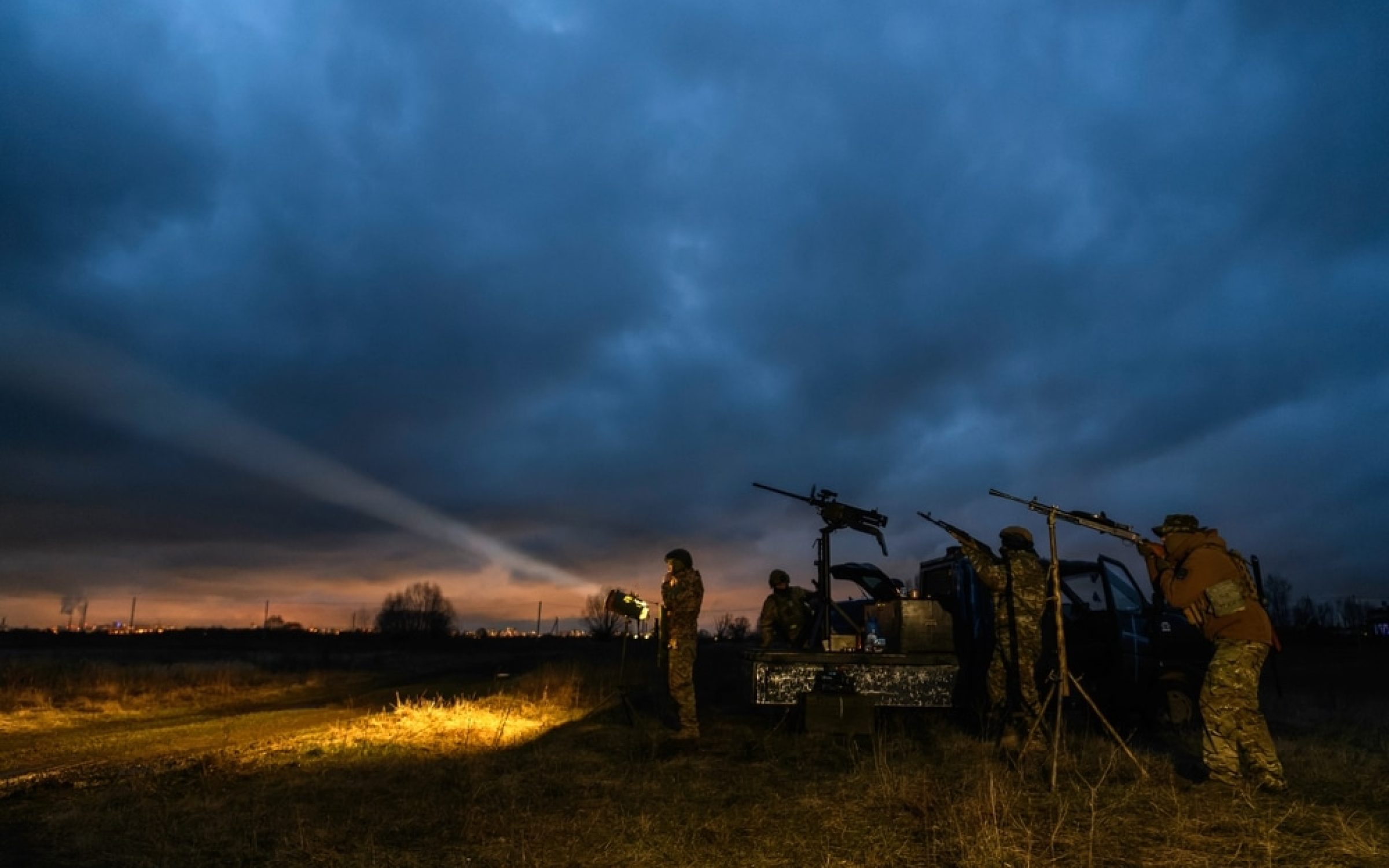 An air defense unit of the Ukrainian Armed Forces, known as drone hunters (via Paparazza/ Shutterstock)