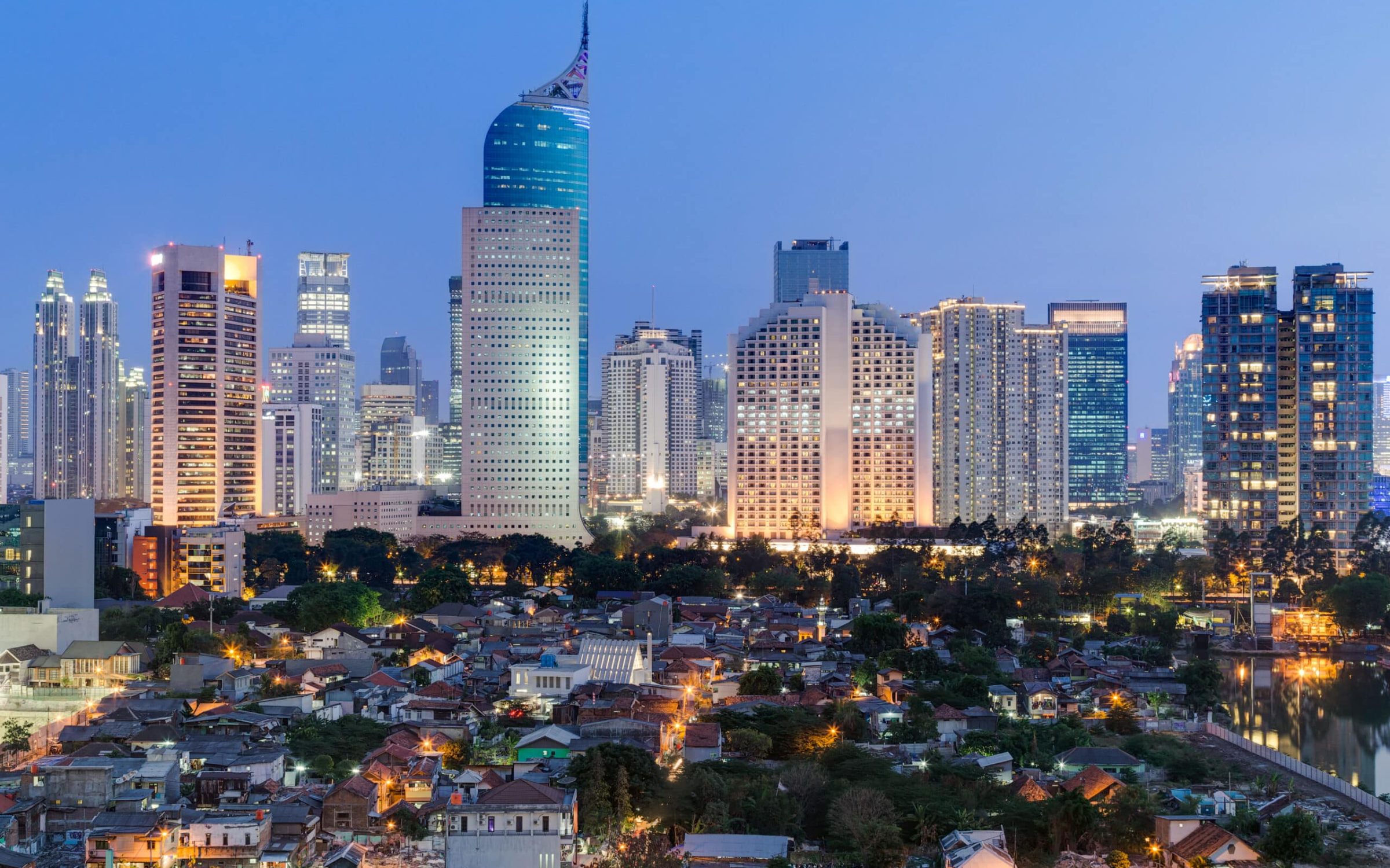 Jakarta skyline. Credit: amadeustx / Shutterstock