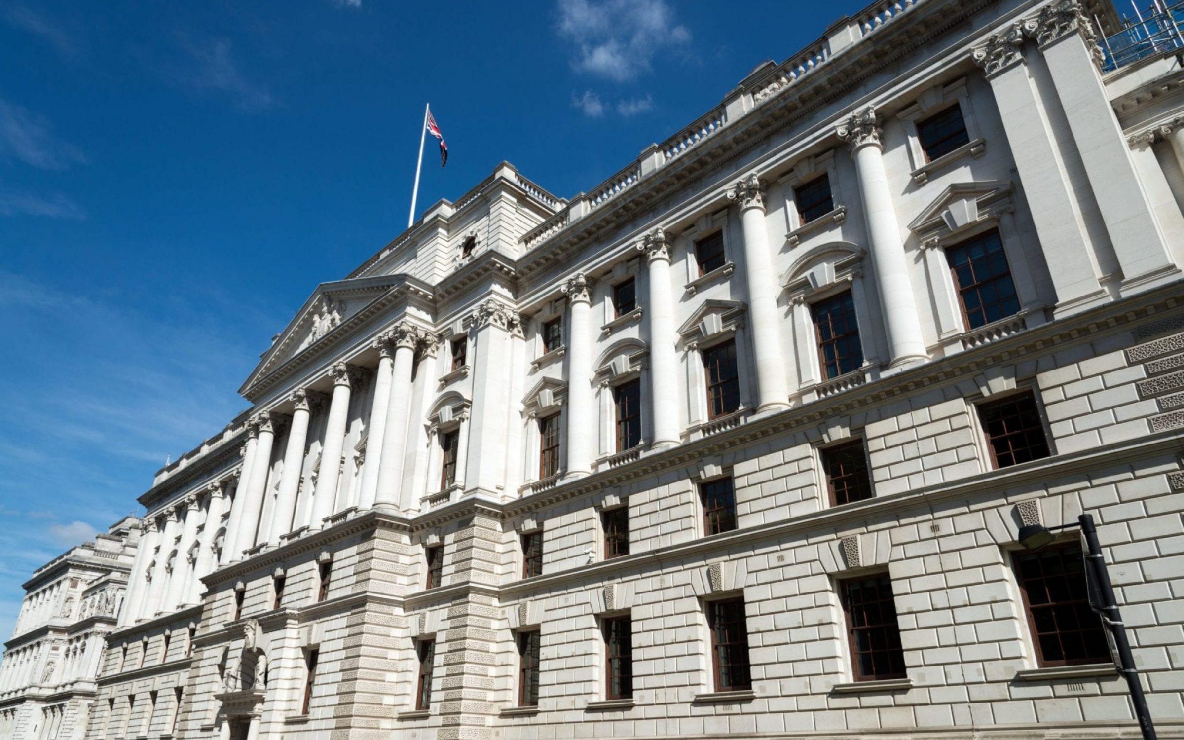 HM Treasury Building, London. Alex Segre via Shutterstock