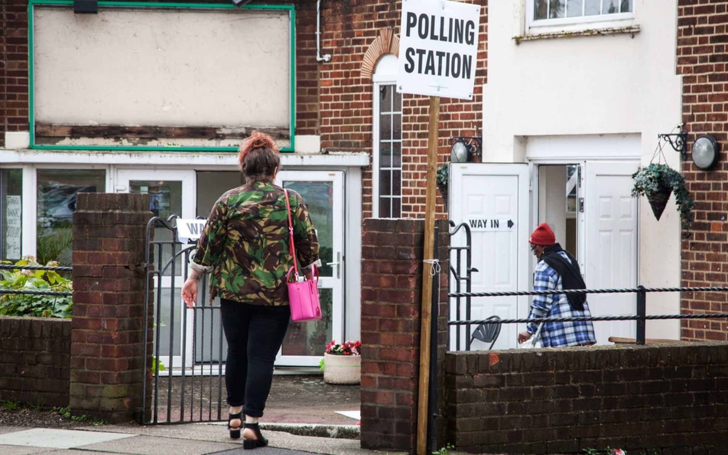 A polling station in London, United Kingdom, during the 2016 British EU Referendum (via Melinda Nagy/ Shutterstock)