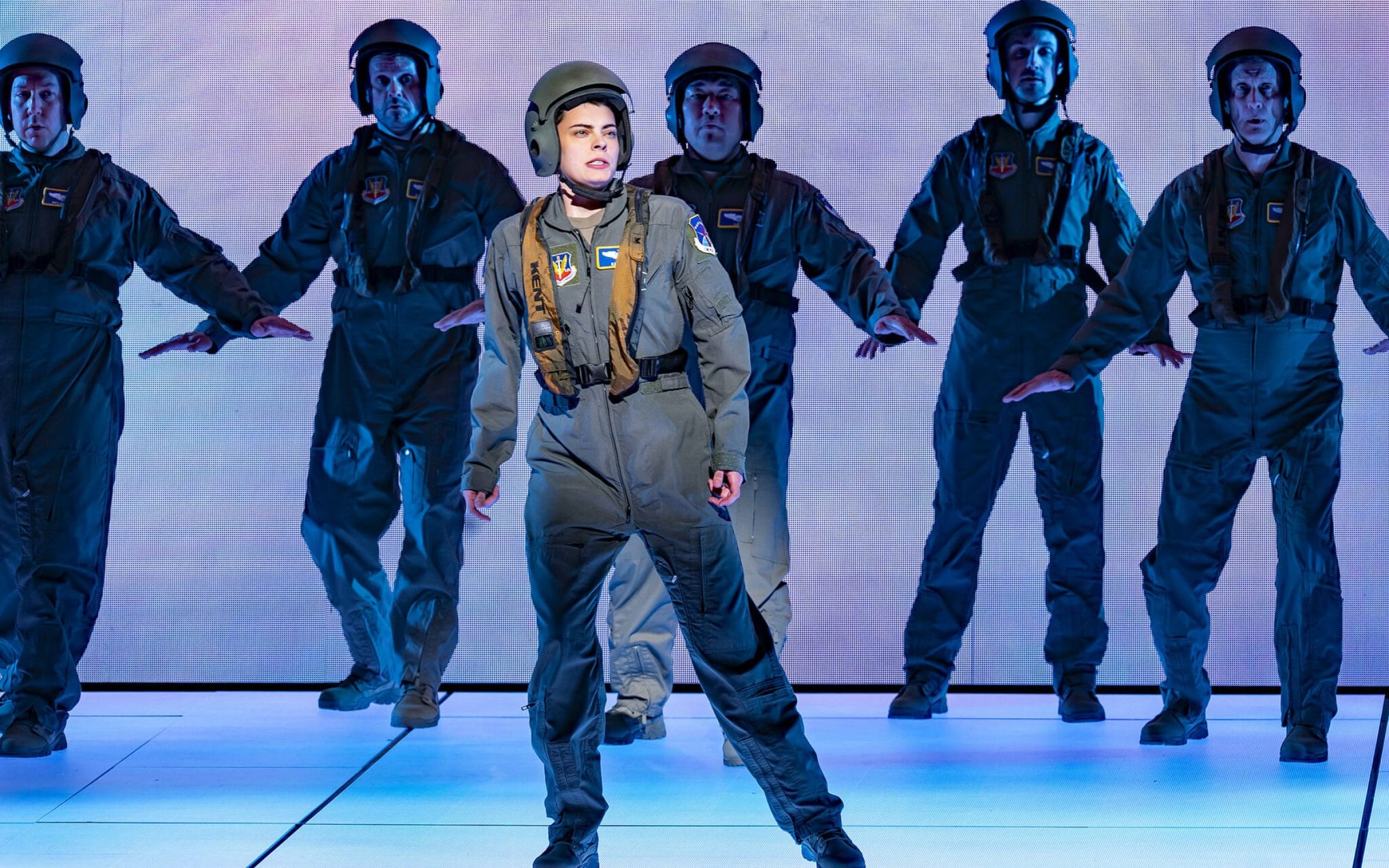 Mezzo-soprano Emily D’Angelo (center) plays Jess (Photo: Scott Suchman)