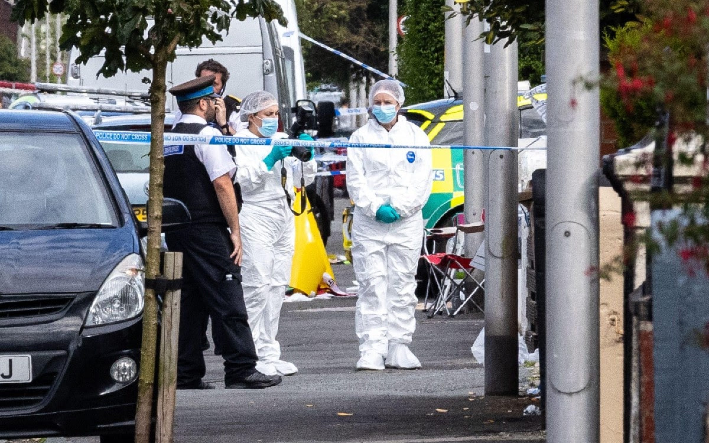 Police in Southport following stabbing (via Alamy)